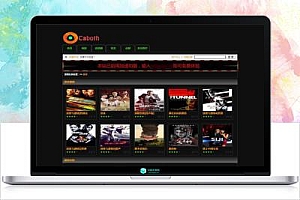 免费丨苹果CMS模板/caboth黑色风格影视网站主题模板免费下载